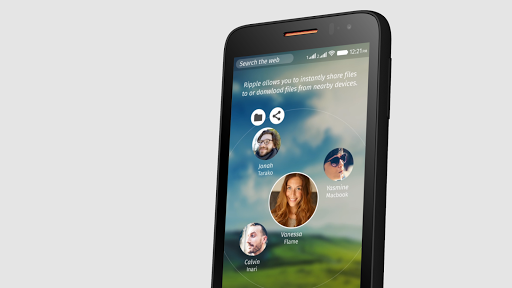 Motion concept for Firefox OS Smartphone